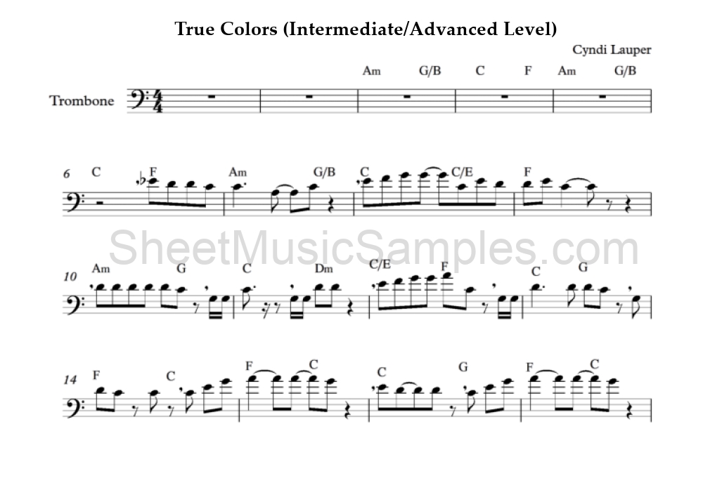 True Colors (Intermediate/Advanced Level)