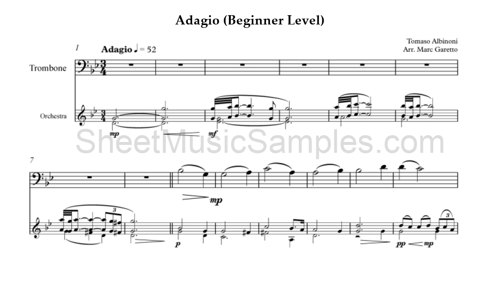 Adagio (Beginner Level)