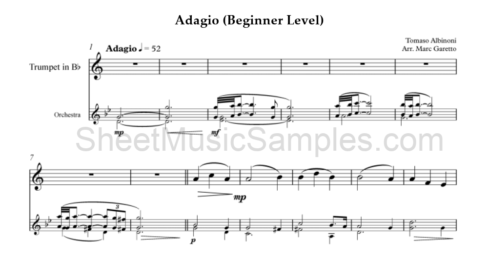 Adagio (Beginner Level)