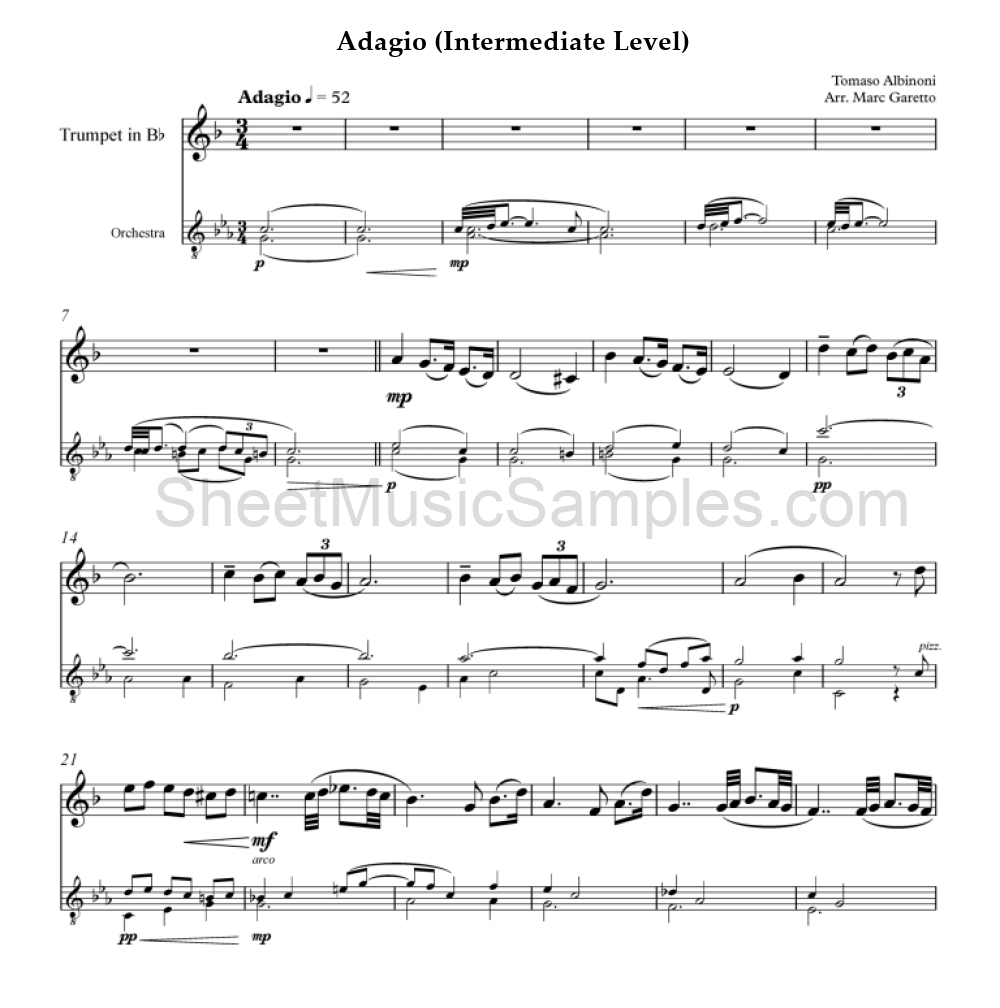 Adagio (Intermediate Level)