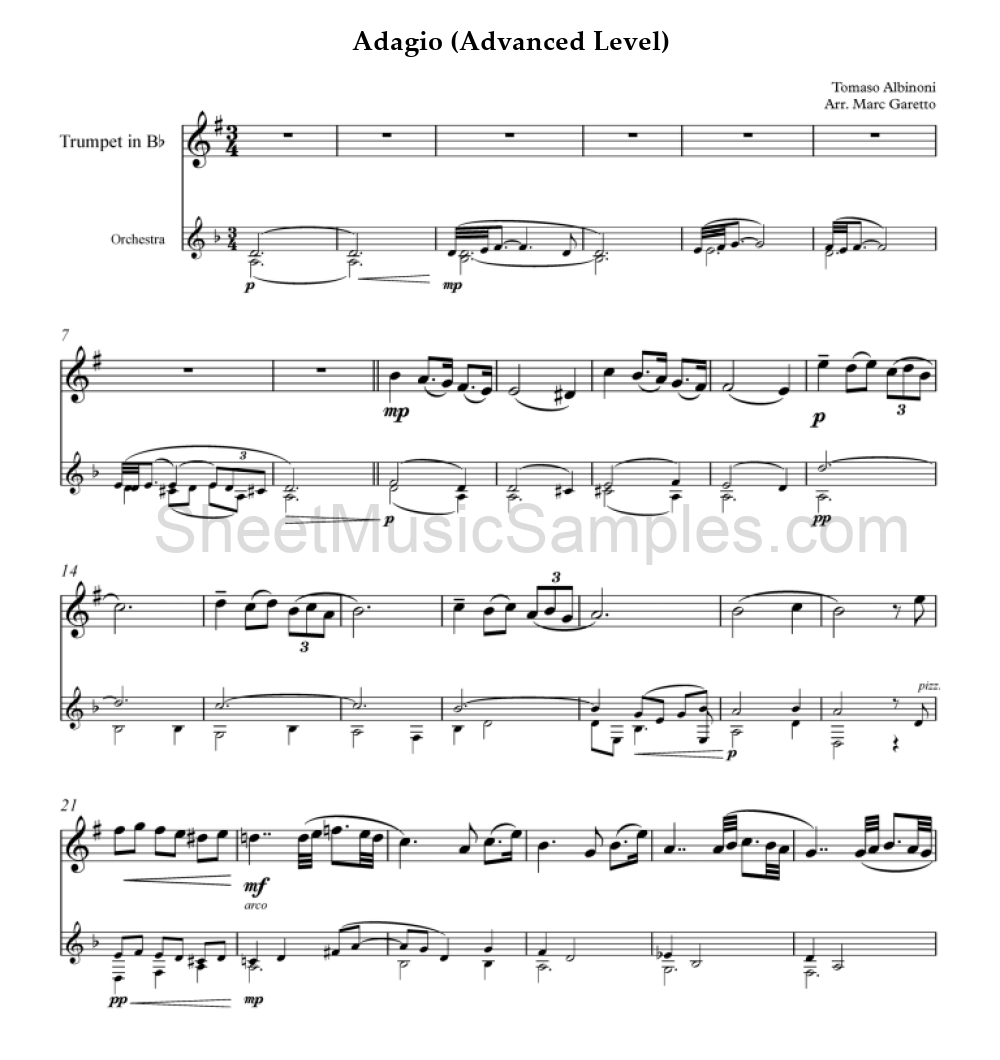 Adagio (Advanced Level)