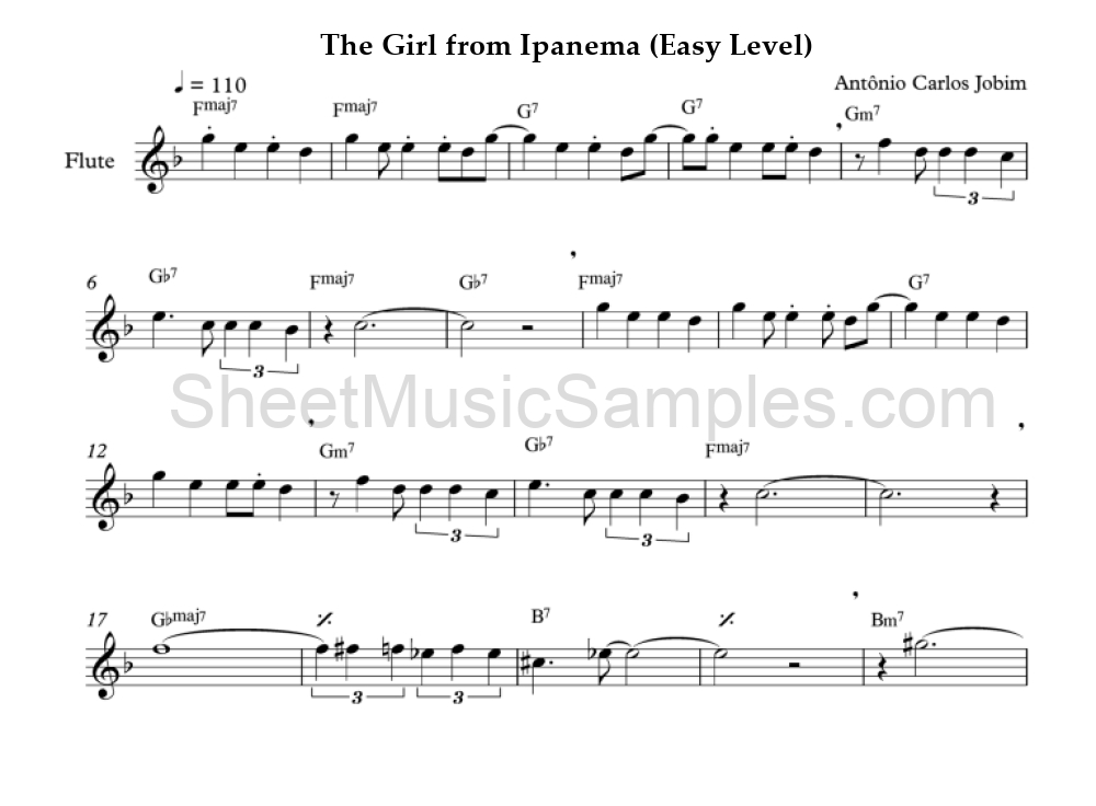 The Girl from Ipanema (Easy Level)