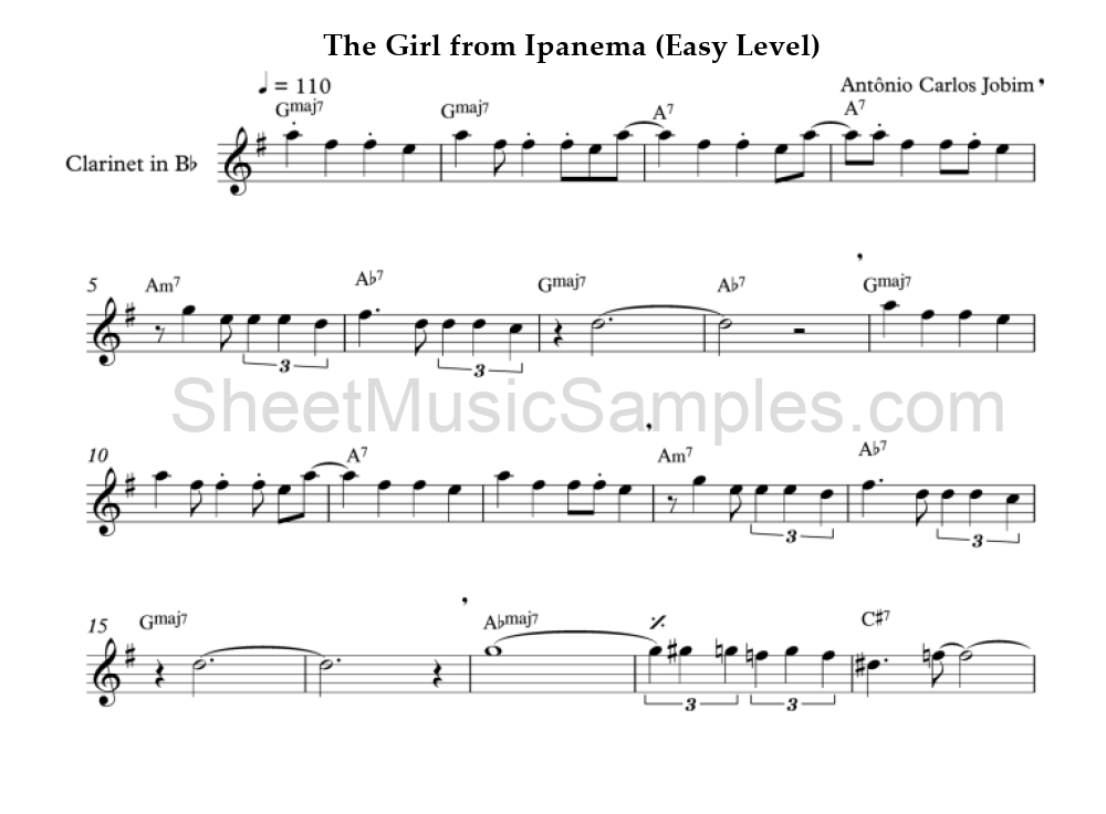 The Girl from Ipanema (Easy Level)