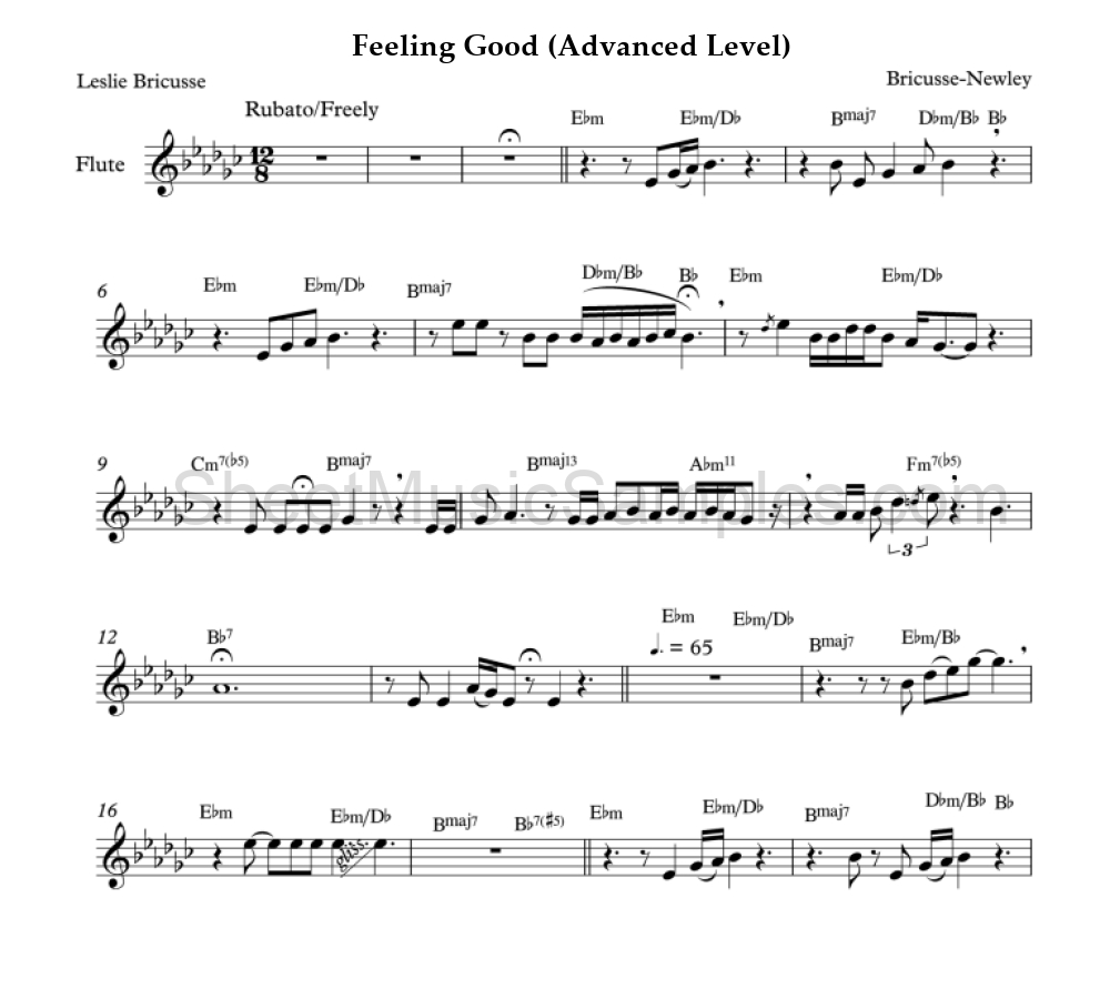 Feeling Good (Advanced Level)