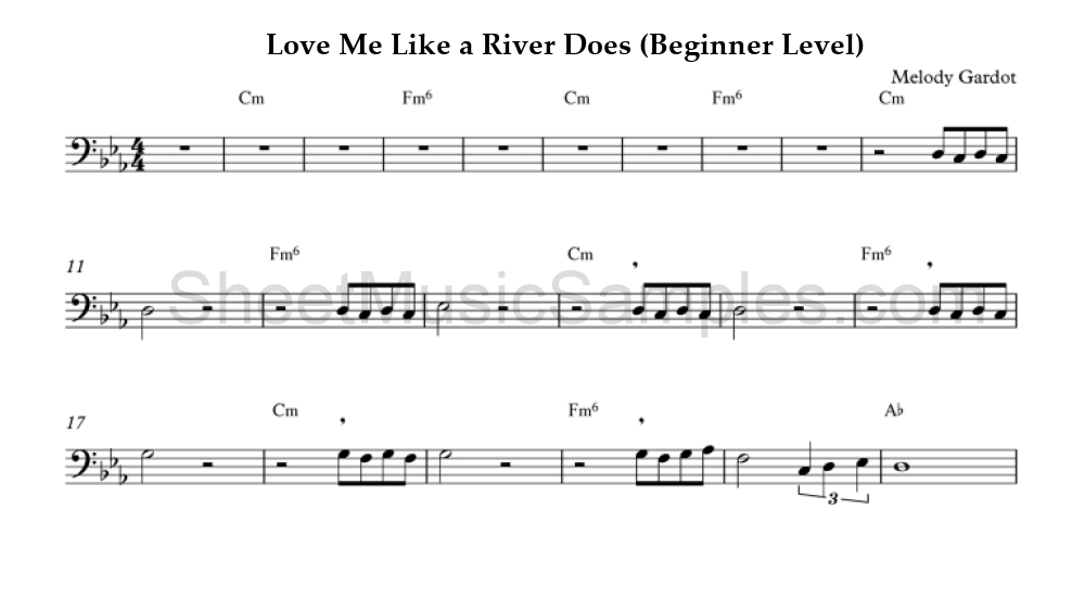 Love Me Like a River Does (Beginner Level)