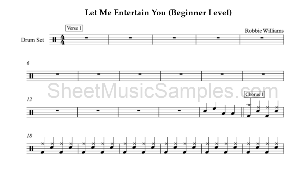 Let Me Entertain You (Beginner Level)