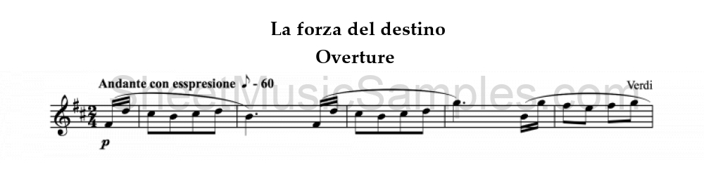 La forza del destino - Overture