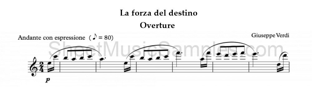 La forza del destino - Overture