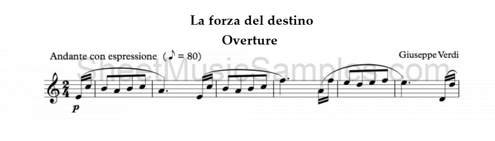 La forza del destino - Overture