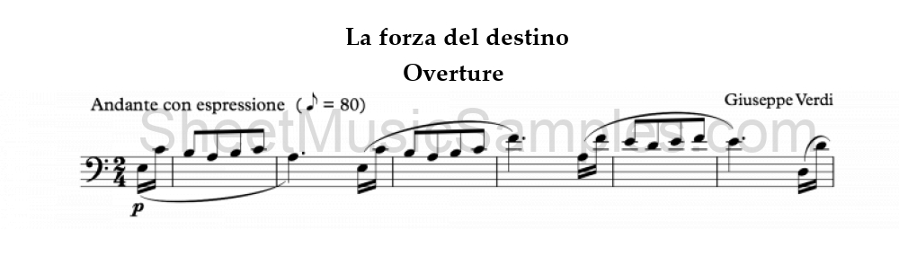 La forza del destino - Overture