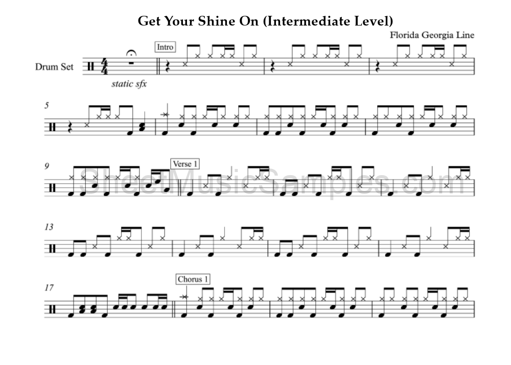 Get Your Shine On (Intermediate Level)