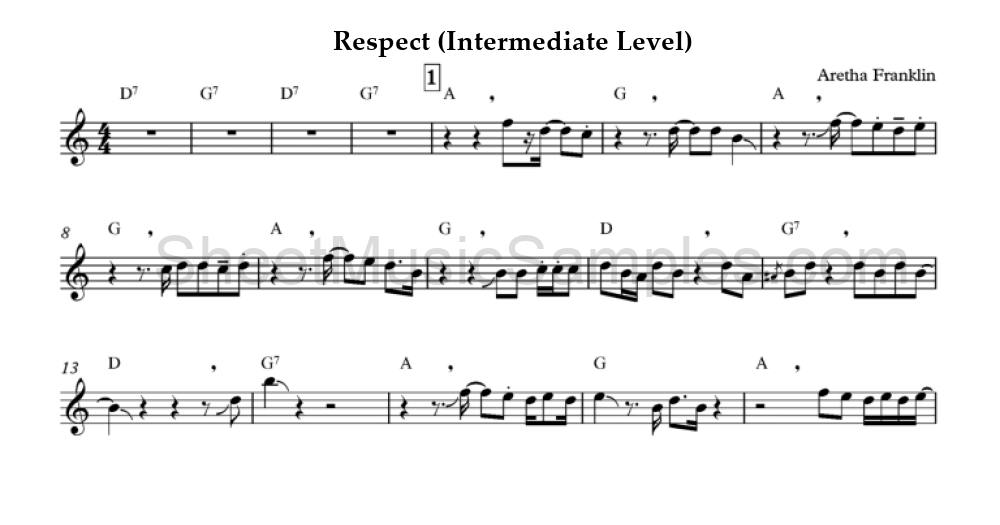 Respect (Intermediate Level)