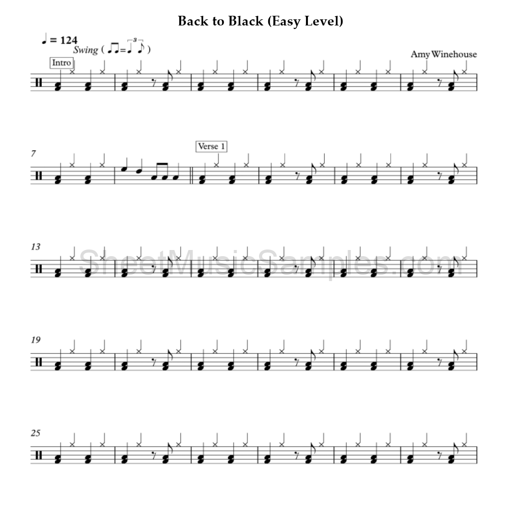 Back to Black (Easy Level)