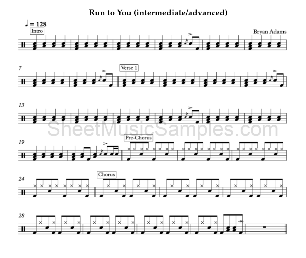 Run to You (intermediate/advanced)