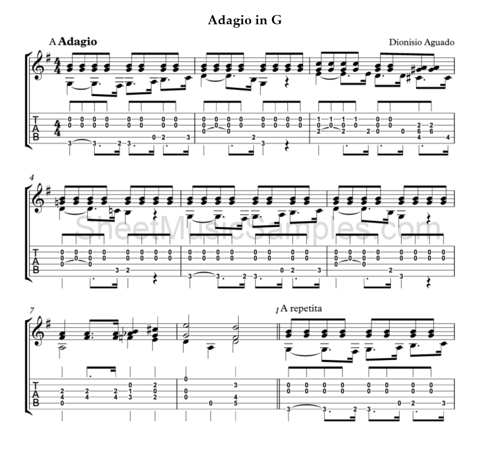 Adagio in G