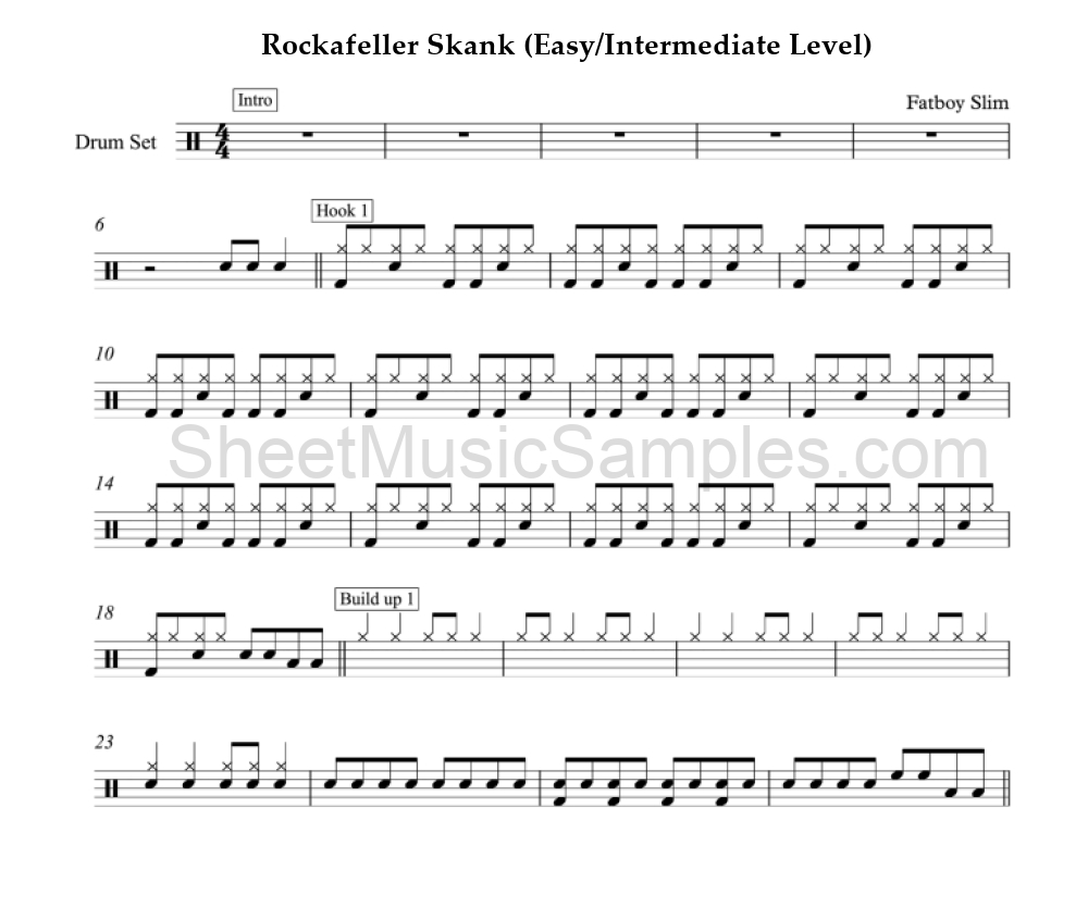 Rockafeller Skank (Easy/Intermediate Level)