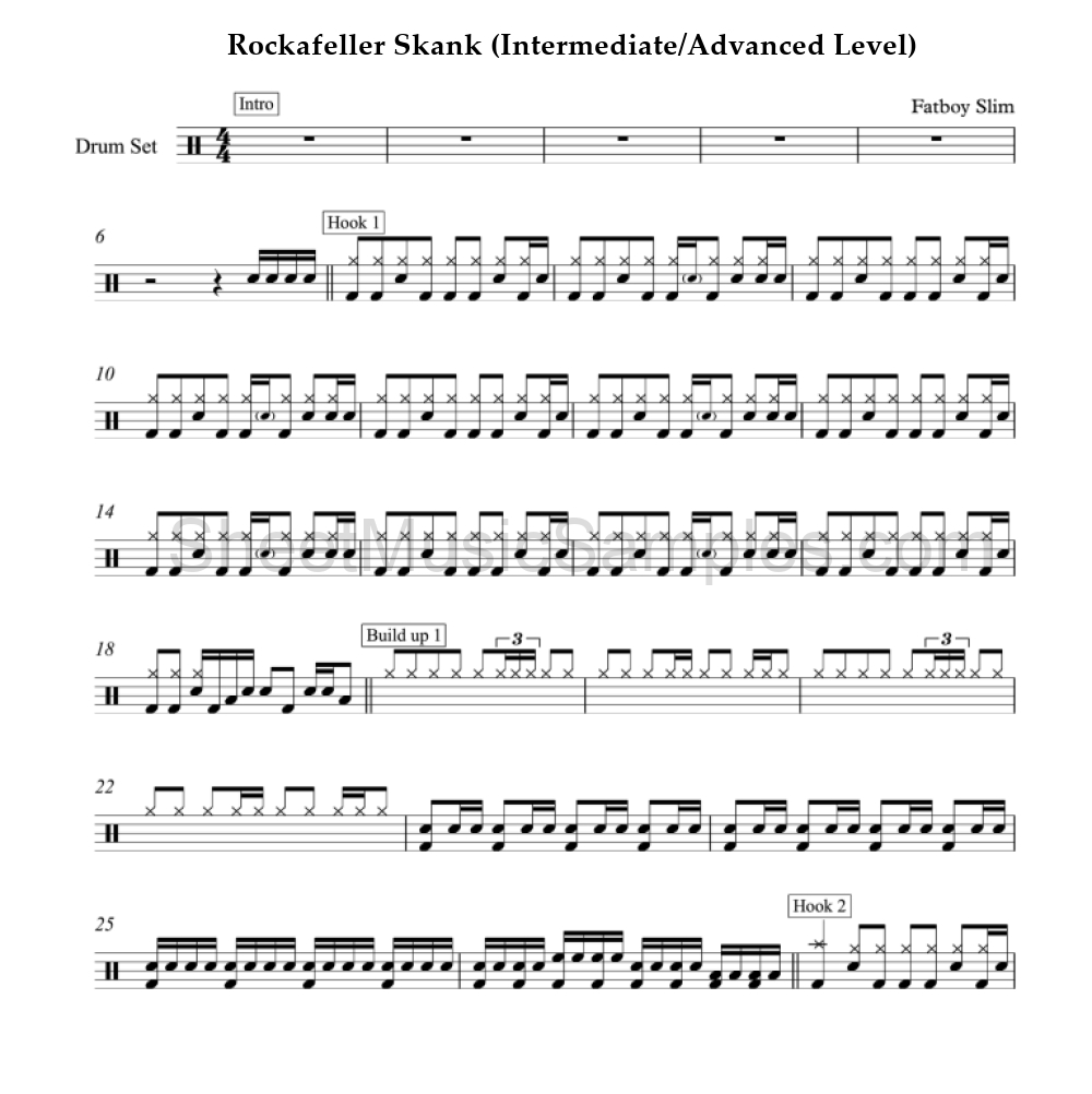 Rockafeller Skank (Intermediate/Advanced Level)