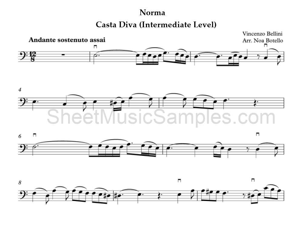 Norma - Casta Diva (Intermediate Level)