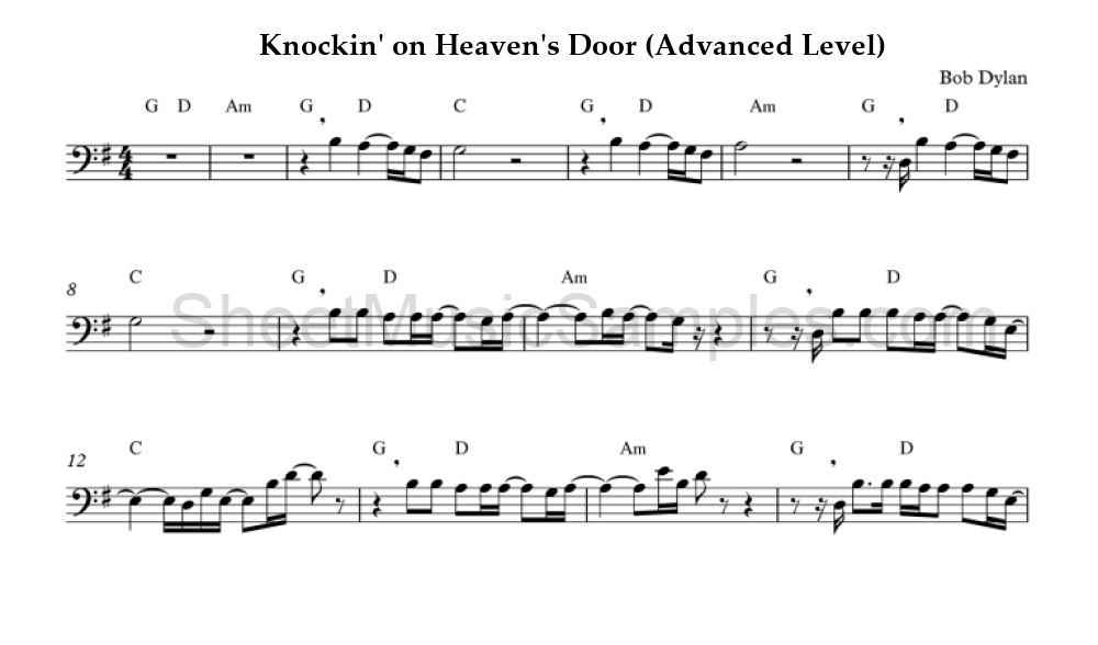 Knockin' on Heaven's Door (Advanced Level)