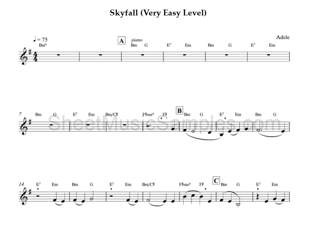 Skyfall (Very Easy Level)