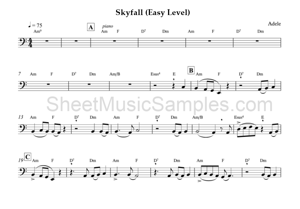 Skyfall (Easy Level)