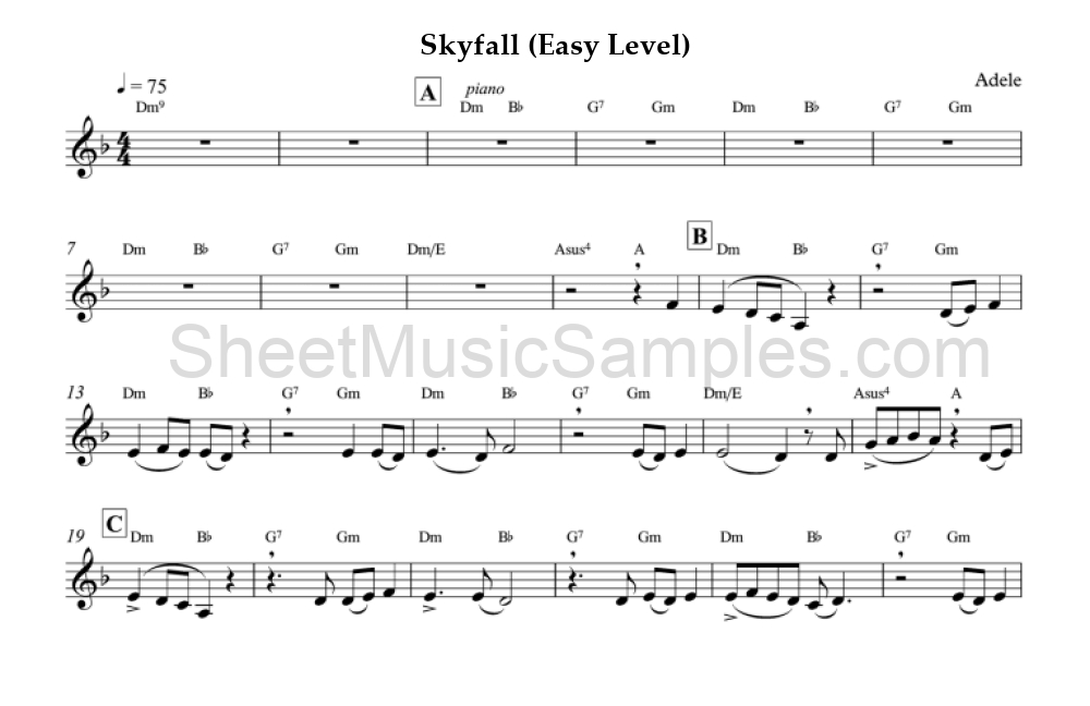 Skyfall (Easy Level)