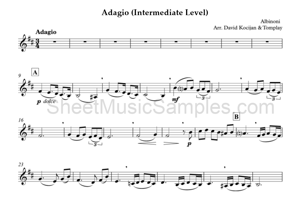 Adagio (Intermediate Level)