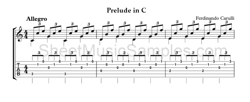 Prelude in C