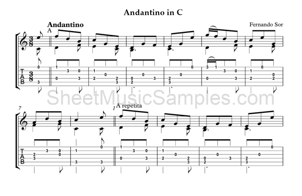 Andantino in C