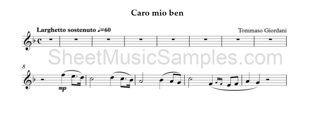 Caro mio ben