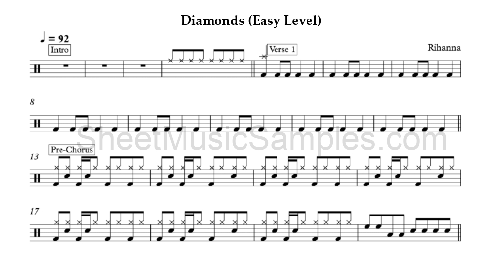 Diamonds (Easy Level)