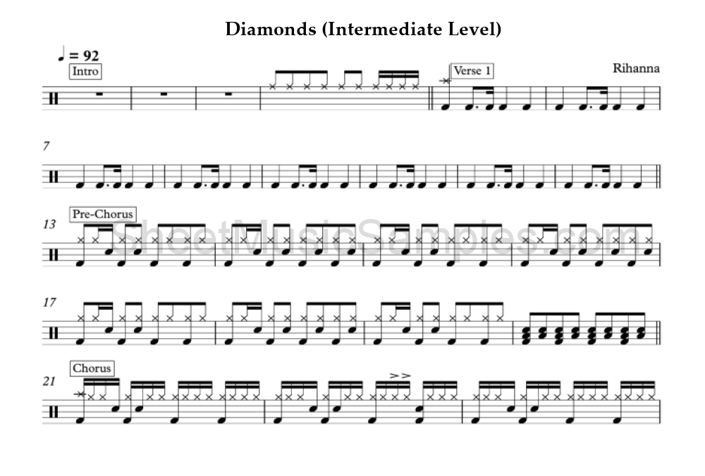 Diamonds (Intermediate Level)