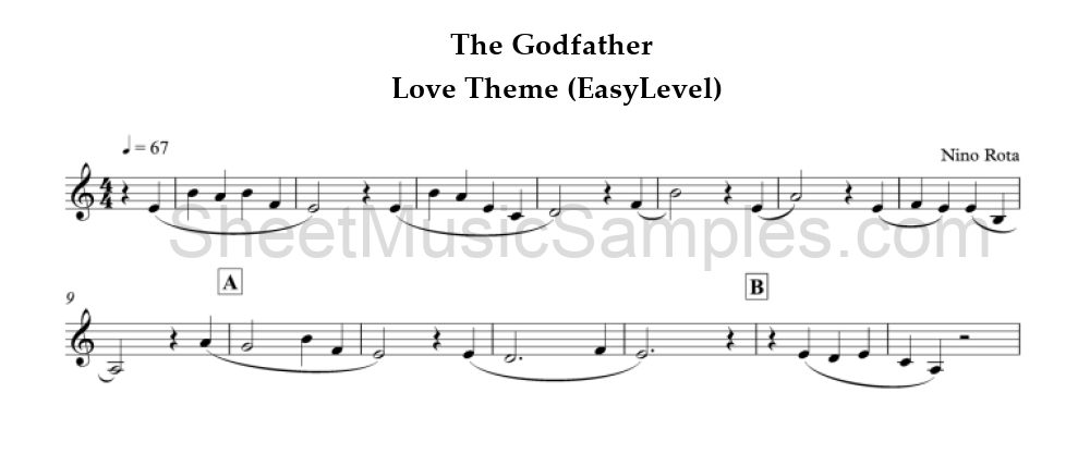 The Godfather - Love Theme (EasyLevel)