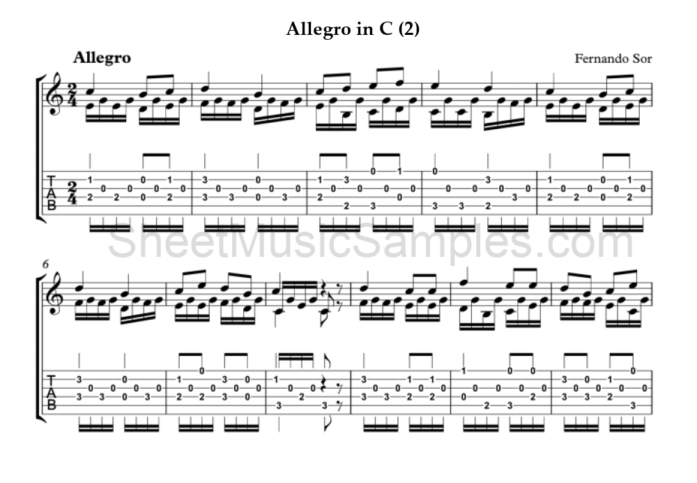 Allegro in C (2)