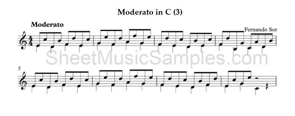 Moderato in C (3)