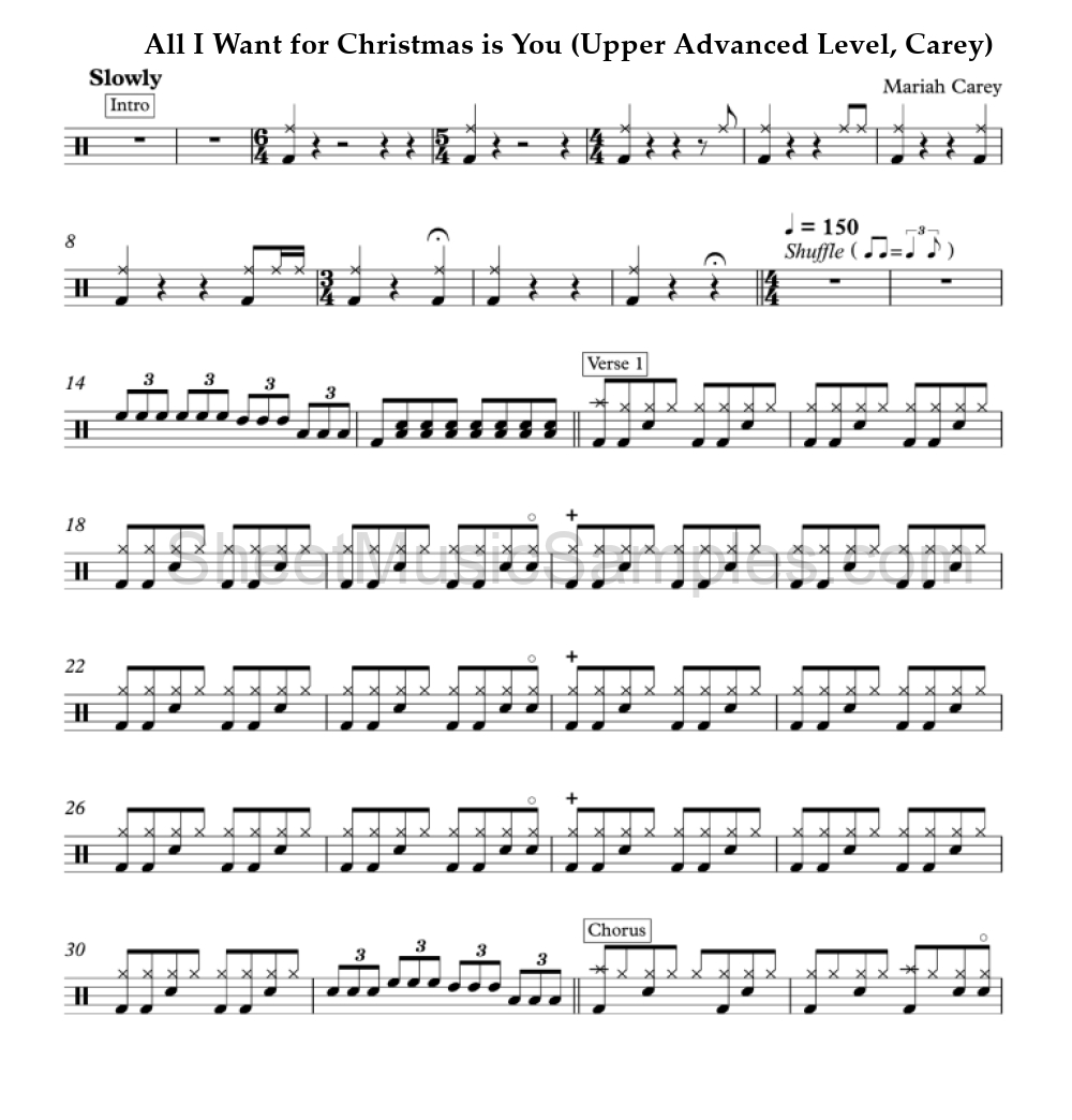 All I Want for Christmas is You (Upper Advanced Level, Carey)