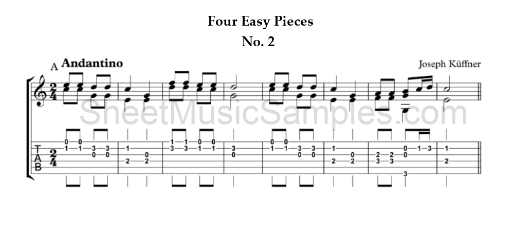 Four Easy Pieces - No. 2