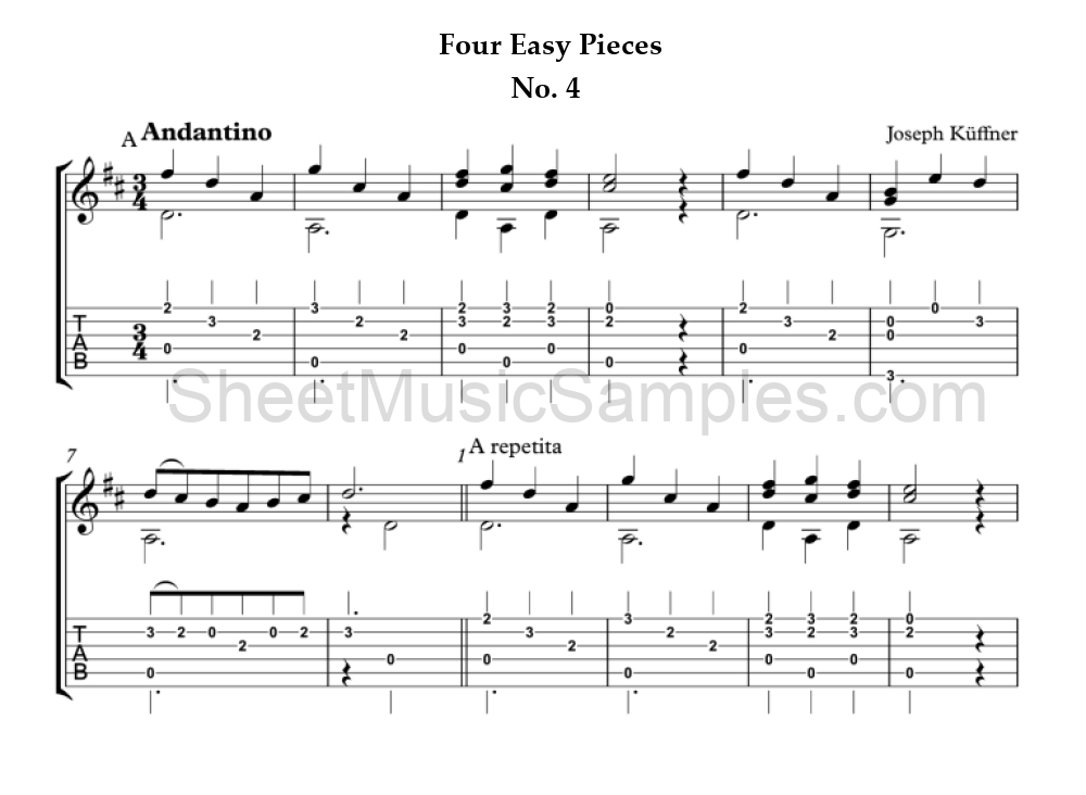 Four Easy Pieces - No. 4