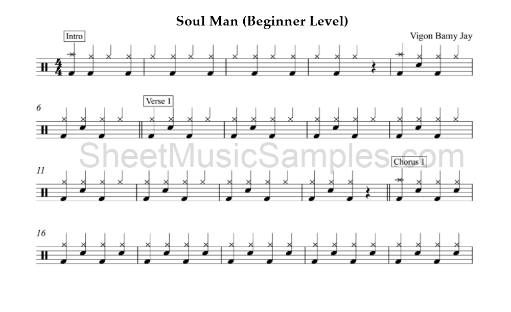 Soul Man (Beginner Level)