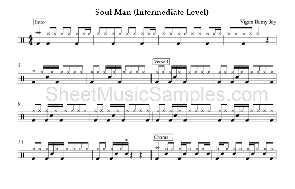 Soul Man (Intermediate Level)