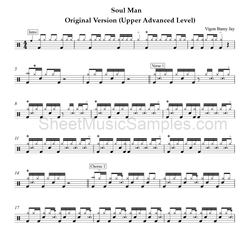 Soul Man - Original Version (Upper Advanced Level)