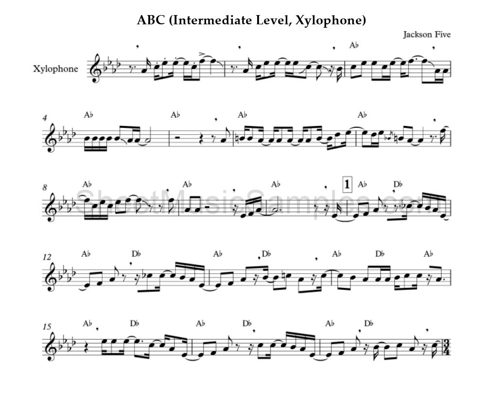 ABC (Intermediate Level, Xylophone)