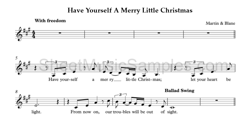 Have Yourself A Merry Little Christmas