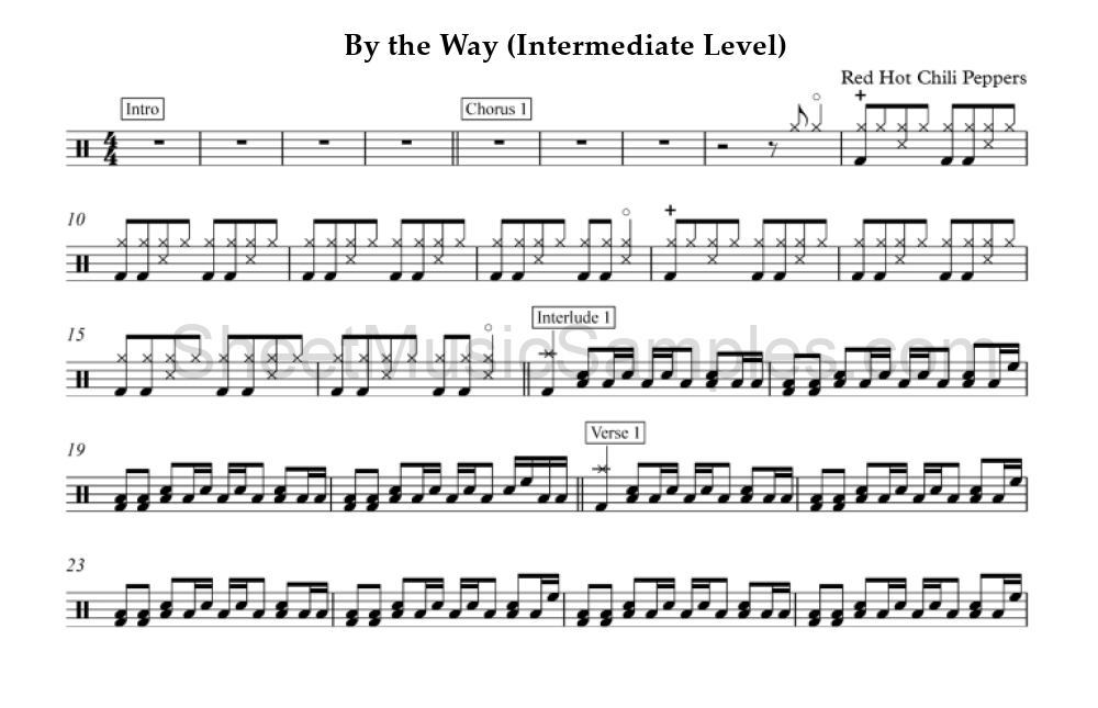 By the Way (Intermediate Level)