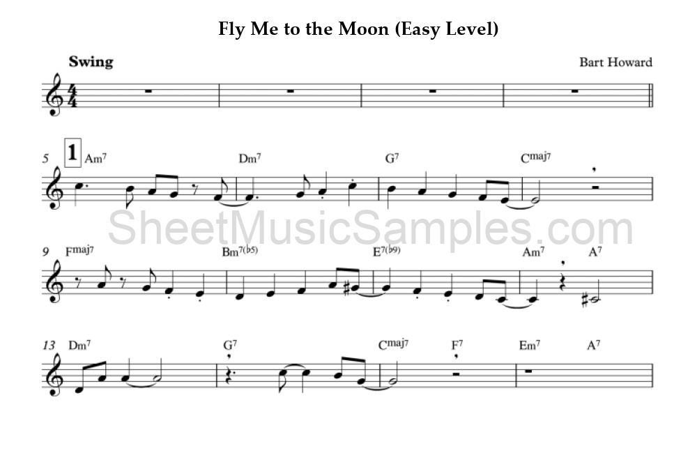 Fly Me to the Moon (Easy Level)