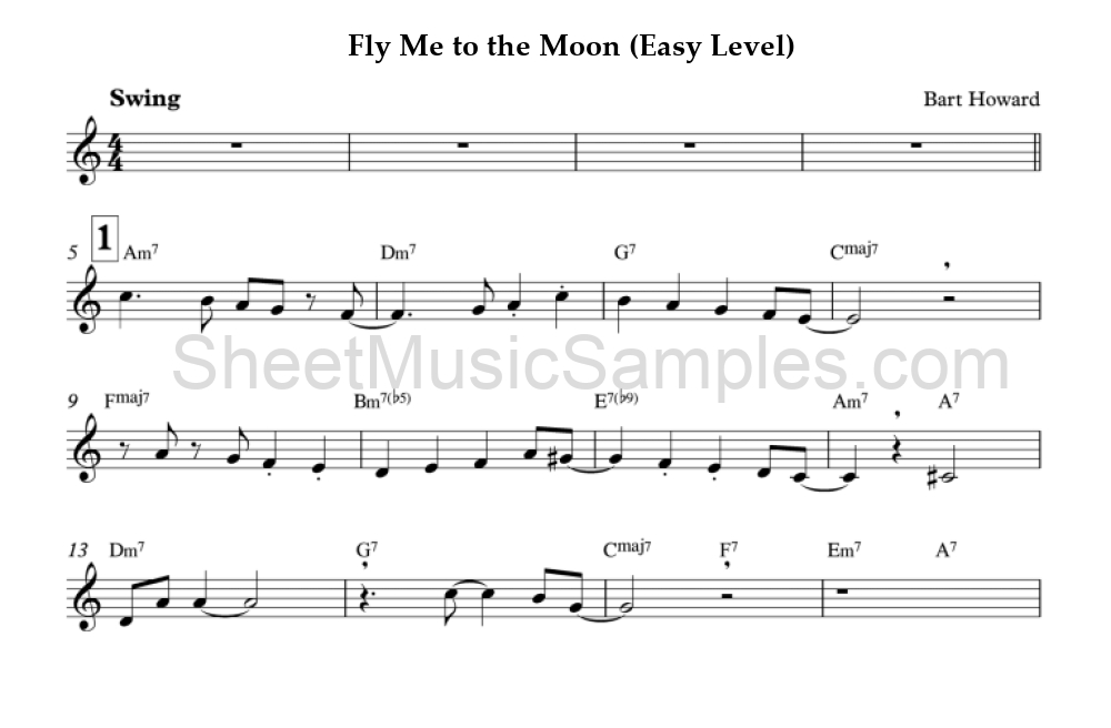 Fly Me to the Moon (Easy Level)