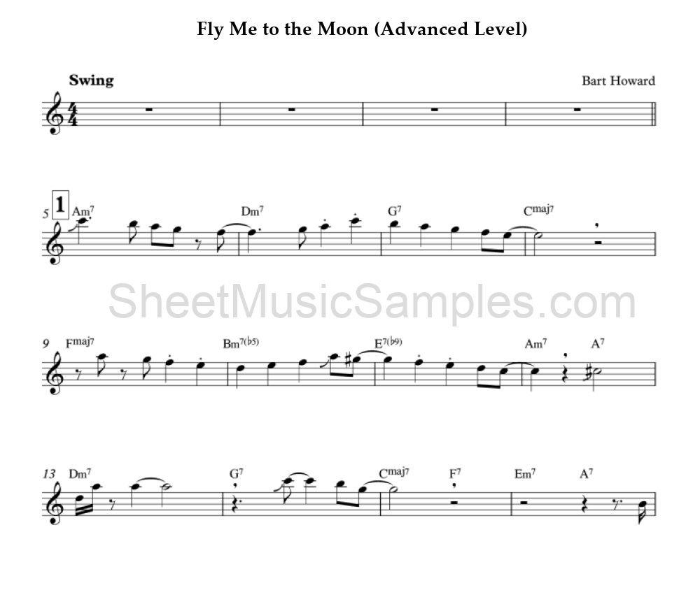 Fly Me to the Moon (Advanced Level)