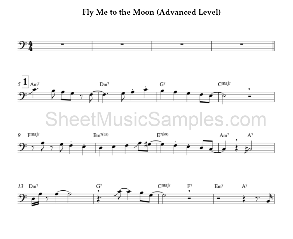 Fly Me to the Moon (Advanced Level)