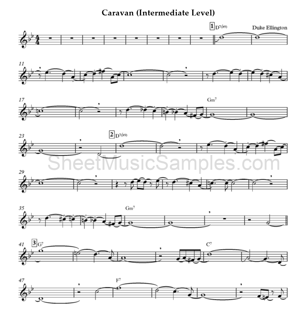 Caravan (Intermediate Level)