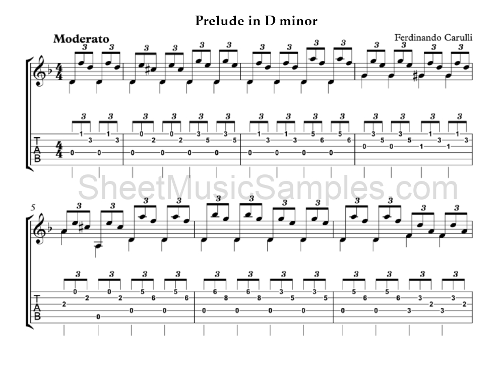 Prelude in D minor